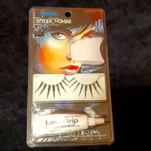 Fright Night Spyder Woman Lashes with Waterproof Adhesive & Applicator - Black